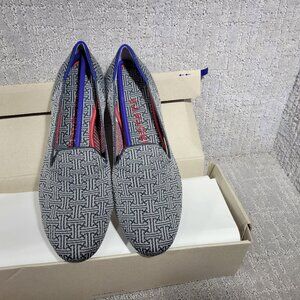 Rothy's The Loafer Charcoal Grid Gray Slip On Women's Size US Shoes 7, 8